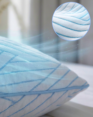 Scarnatti FlexCool Kissen – höhenverstellbar mit Gel-Memory-Foam