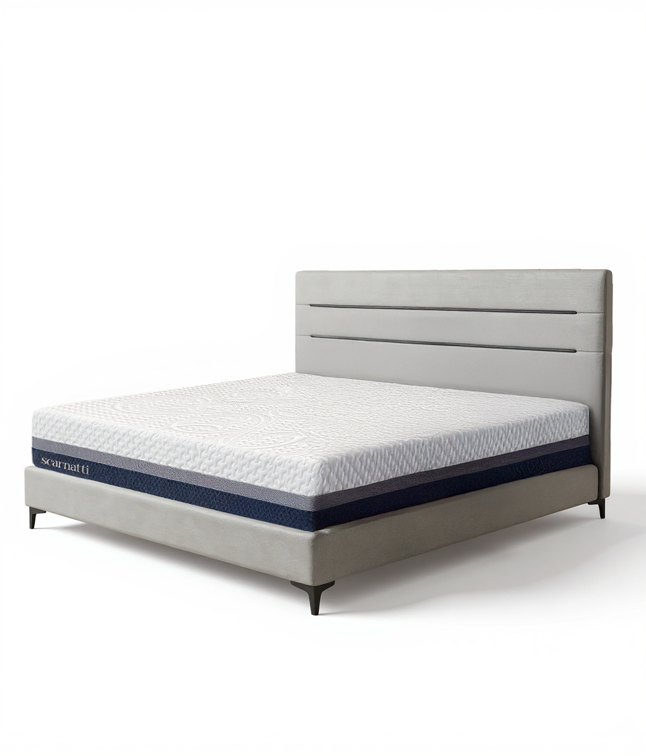 Scarnatti Excellence King Gel Memory Foam Mattress - 27cm