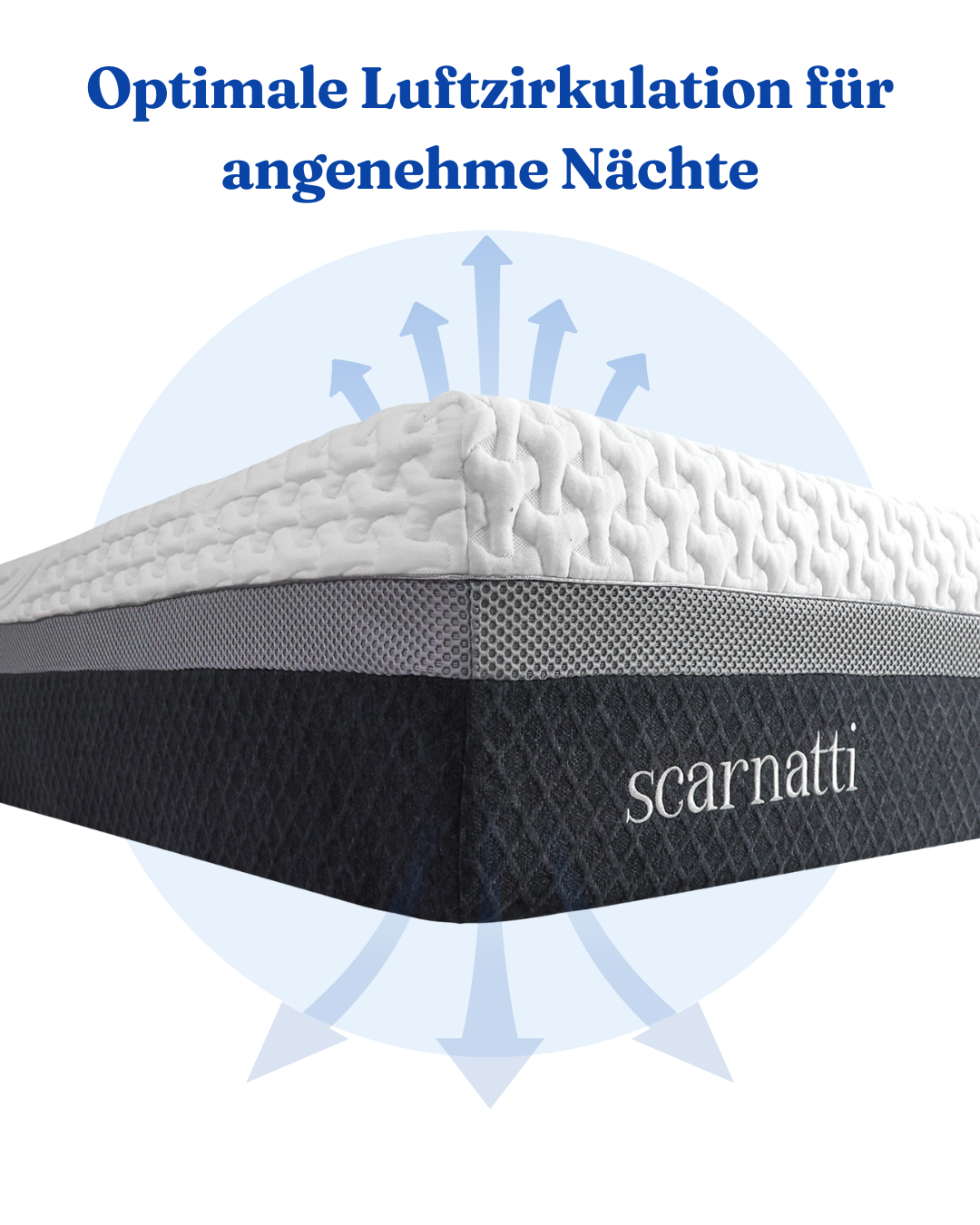 Scarnatti Excellence King Gel Memory Foam Mattress - 27cm