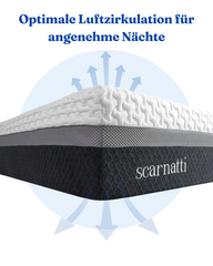 Scarnatti Excellence King Gel Memory Foam Mattress - 27cm