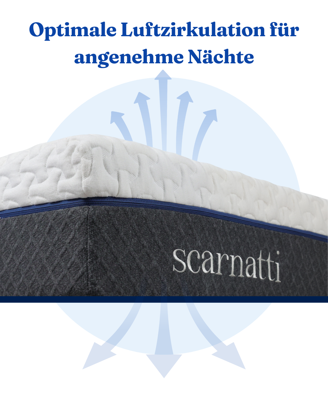 Scarnatti Unique King Gel Memory Foam Mattress - 18cm